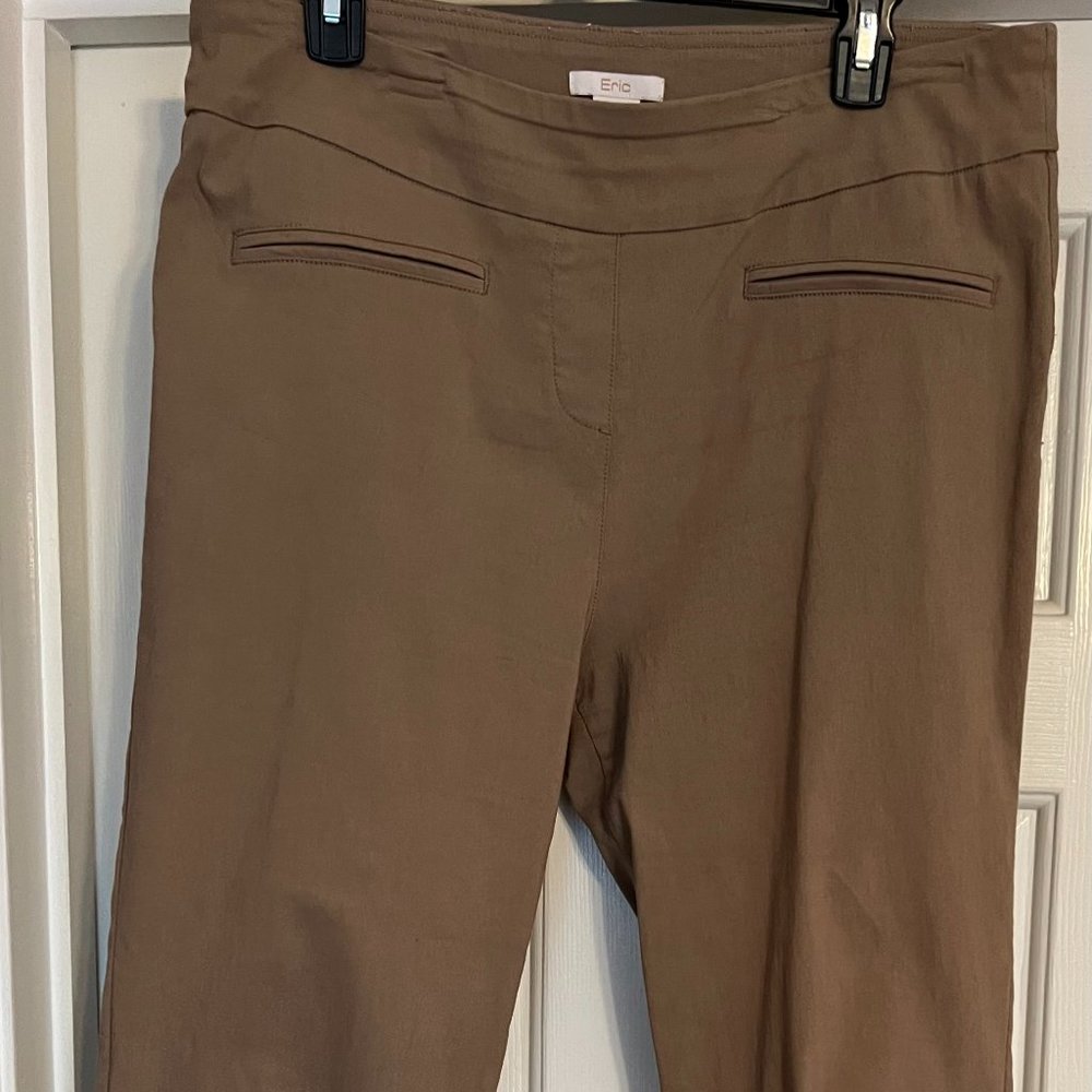 Size 16 Tan Pull On Dress Pants